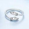 Hug Warmth Adjustable Ring 925 Sterling Silver 