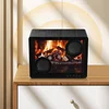 New Bluetooth speaker D35 home wireless speaker suspended mini subwoofer transparent display lyrics desktop