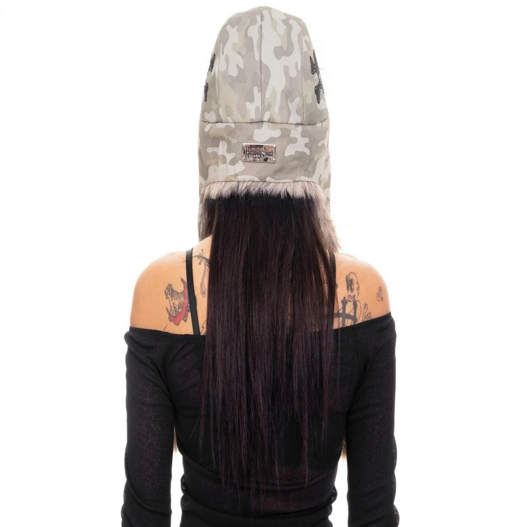 Athvotar Athvotar Winter Warm New Clothing Skeleton Print Men And Women Personality Trend Lei Feng Hat Subculture