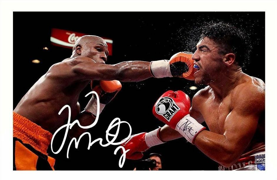 FLOYD MAYWEATHER JR AUTOGRAPH SIGNED Photo Poster painting POSTER