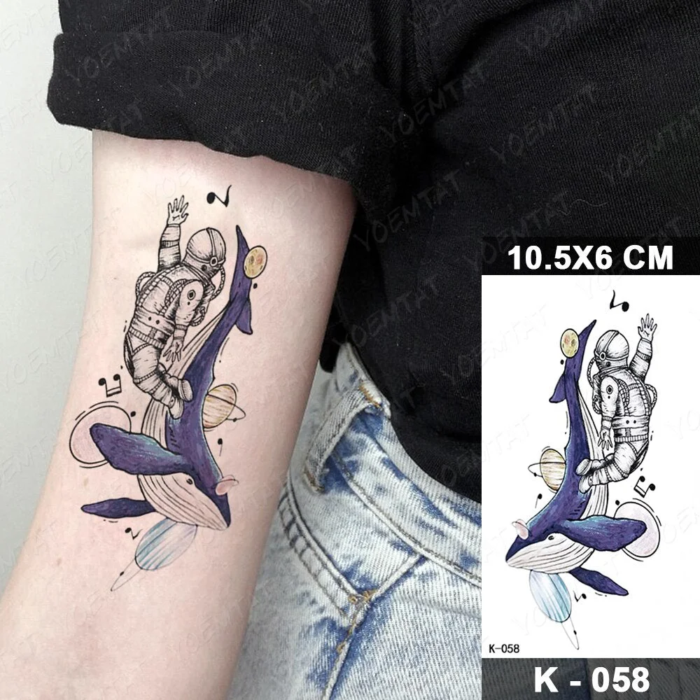 Waterproof Temporary Tattoo Sticker Small Cross Snake Spider Flash Tatoo Angel Heart Star Wrist Fake Tatto For Body Art Women