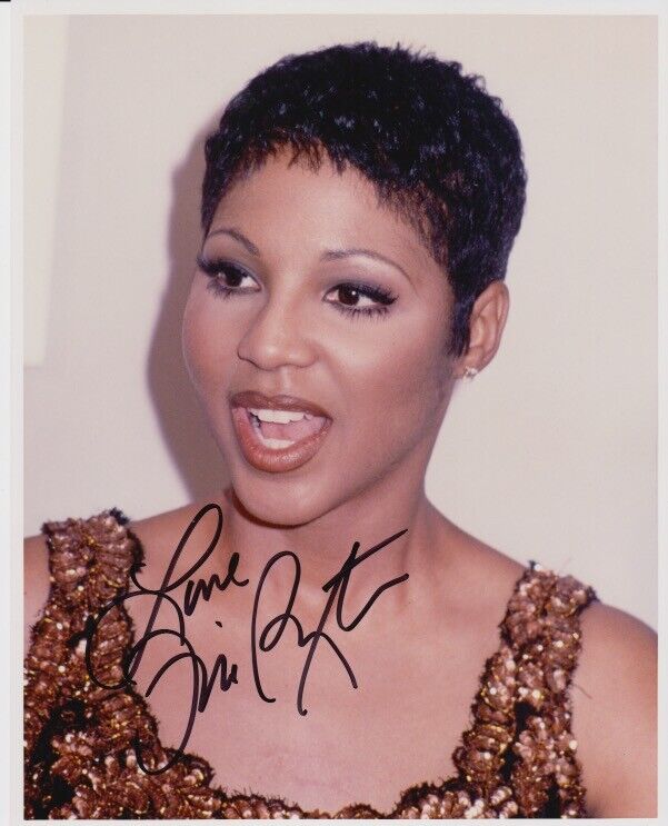 Toni Braxton Vintage signed authentic 8x10 Photo Poster painting COA