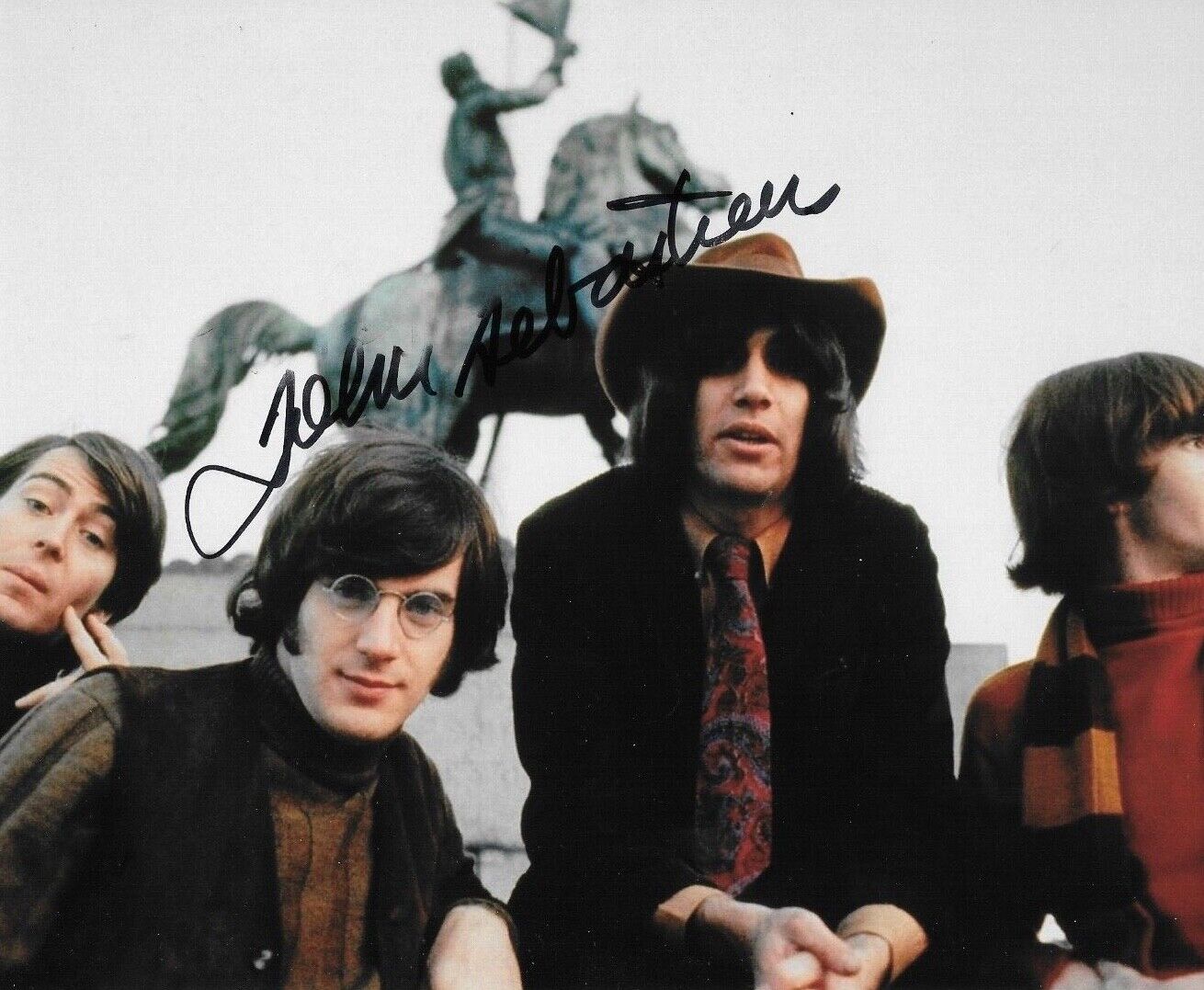 * JOHN SEBASTIAN * signed 8x10 Photo Poster painting * LOOVIN' SPOONFUL * COA * 8