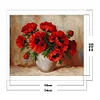Poppy - 11CT Stamped Cross Stitch - 43*50cm - Flower