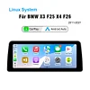 Ugode F&uuml;r BMW X3 F25 X4 F26 2011-2021 year Apple CarPlay Android Auto Display Monitor Upgrade Autoradio Stereo 