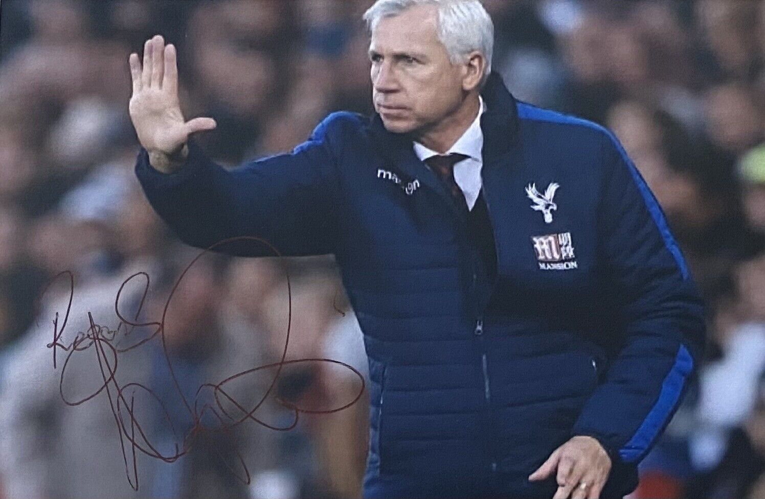 Alan Pardew Genuine Hand Signed Crystal Palace 6X4 Photo Poster painting 2