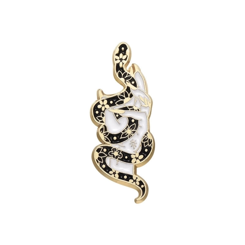 Cartoon Style Snake Shark Alloy Stoving Varnish Plating Unisex Brooches