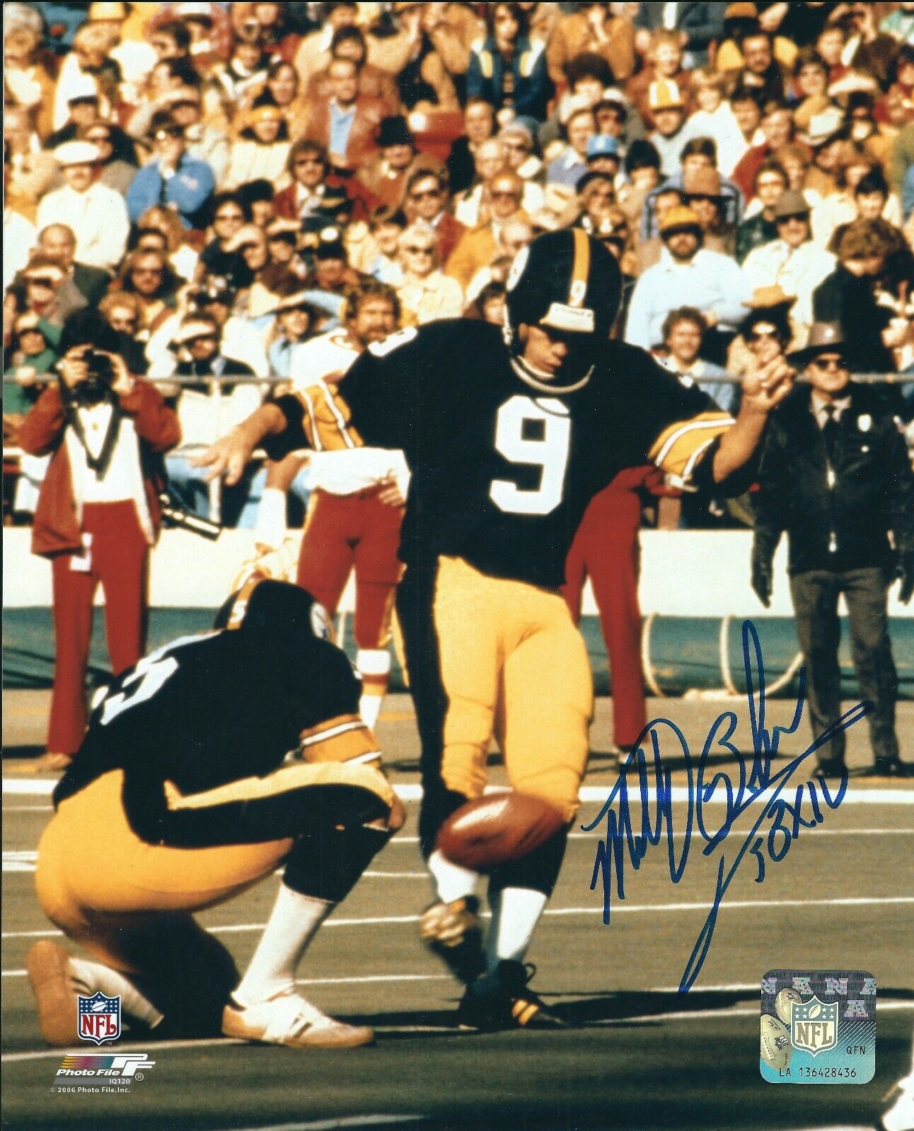 Autographed MATT BAHR Pittsburgh Steelers 8x10 Photo Poster painting - w/COA