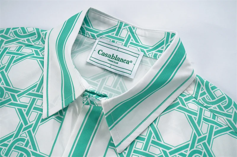 Casablanca 2023 new silk long-sleeved shirt