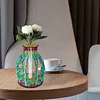 Vase Mandala En Bois-Ornement De Bricolage