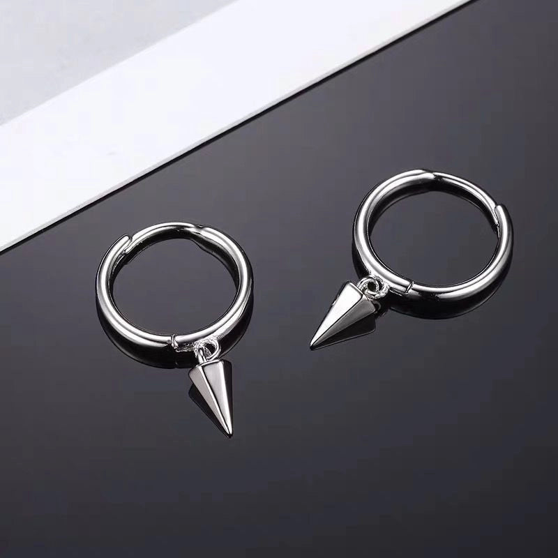 1 Pair Hip-hop Geometric Plating Copper Earrings
