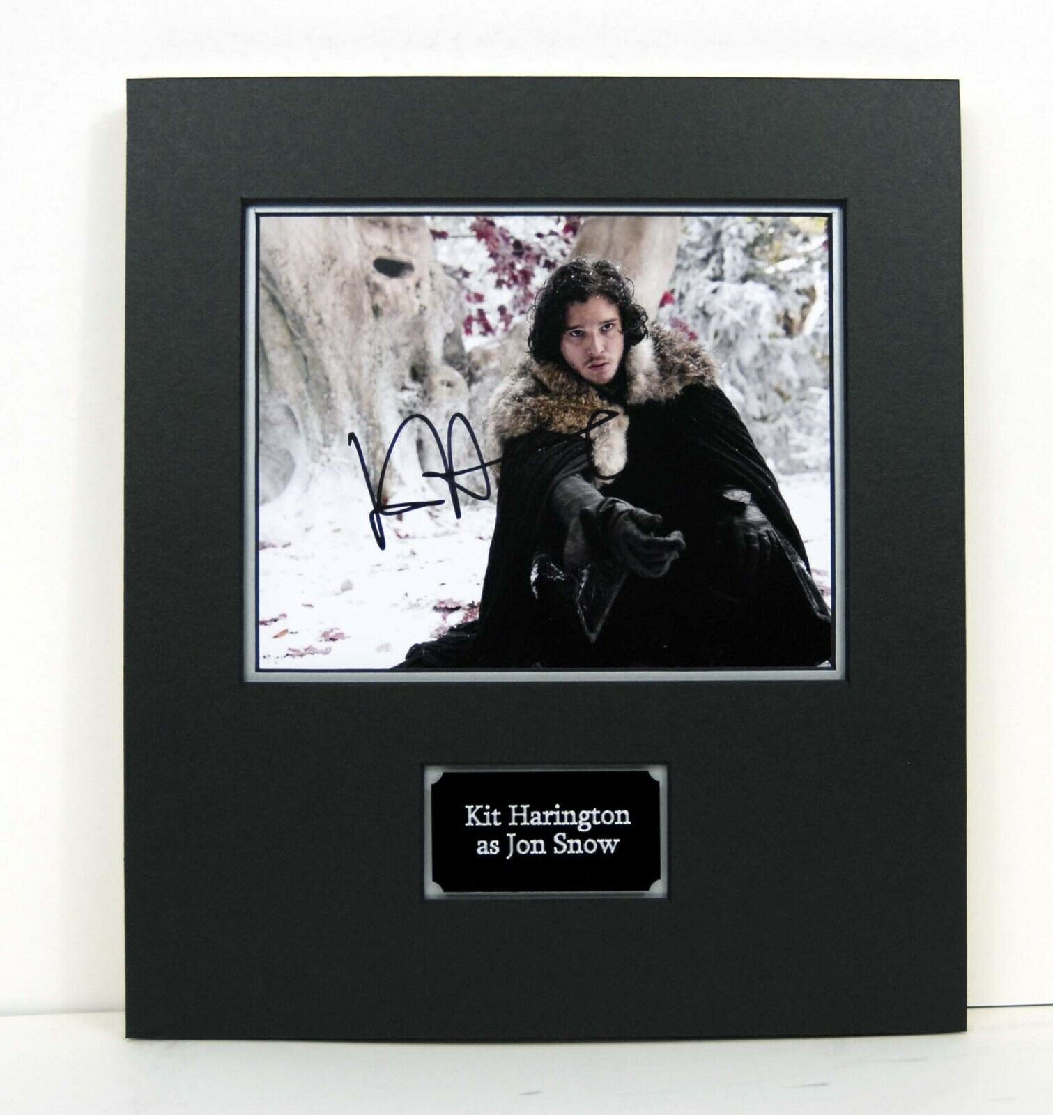 Kit HARRINGTON Game of Thrones Jon SNOW Signed & Mounted 10x8 Photo Poster painting AFTAL RD COA