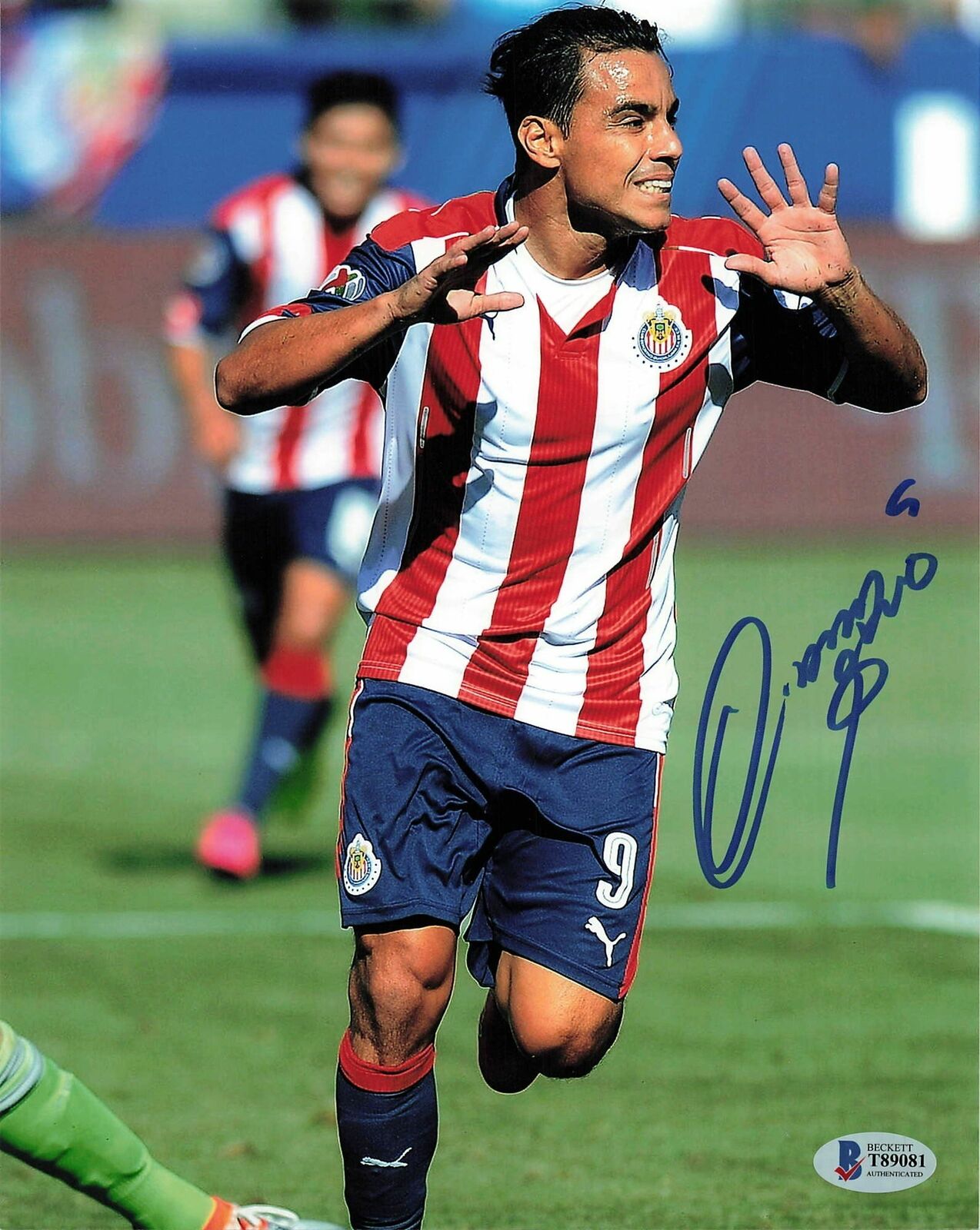 Omar Bravo signed 8x10 Photo Poster painting BAS Beckett Guadalajara Autographed