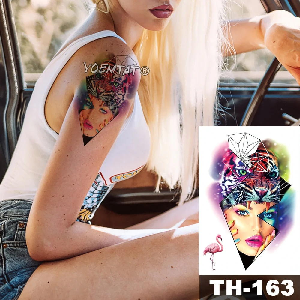 Hero Gladiator Warrior Waterproof Temporary Tattoo Sticker Spartan Tatto Crusader Knights Body Art Arm Fake Tatoo Men Women