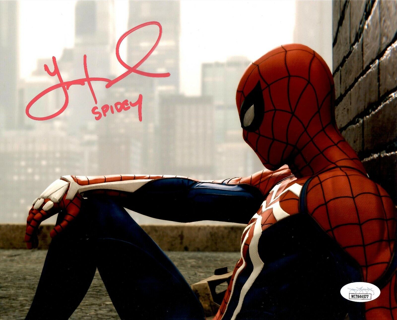 Yuri Lowenthal autographed inscribed 8x10 Photo Poster painting Spider-Man JSA COA Peter Parker