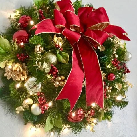 Wreath-Red Velvet