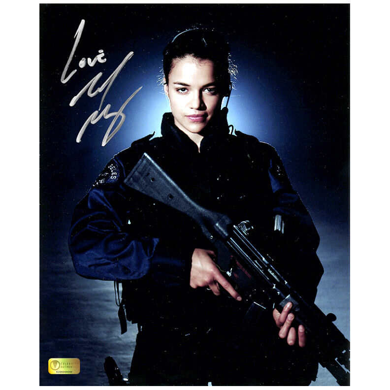 Michelle Rodriguez Autographed S.W.A.T. Chris Sanchez 8x10 Photo Poster painting