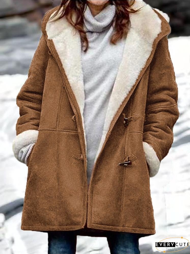 Winter Denim Jacket with Sherpa Trim