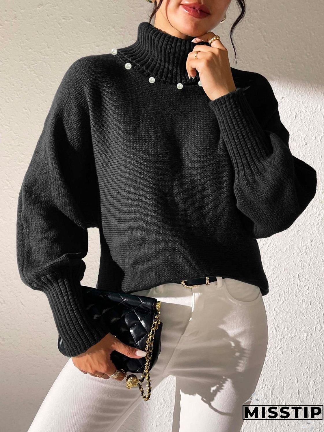 Turtleneck Long Sleeve Sweater