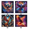 (Multi Style)Colorful Bird-Full Embroidery 2 Strands 18CT Stamped Cross Stitch-35*35CM