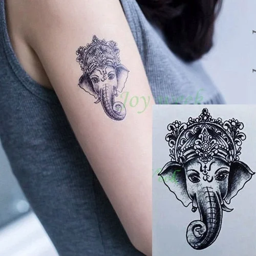 Waterproof Temporary Tattoo Sticker fly birds mermaid owl deer mandala tatto stickers flash tatoo fake tattoos for women girl 4