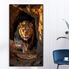 Diamond Painting-DIY Full Round Drill Lion(70*40 CM)