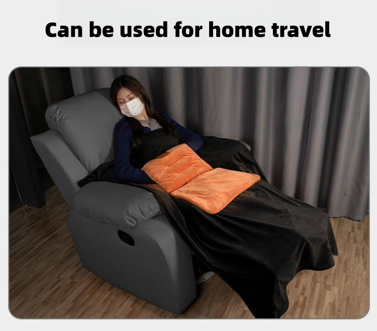 Four-in-one car pillow, quilt, hand warmer, and seat and waist support