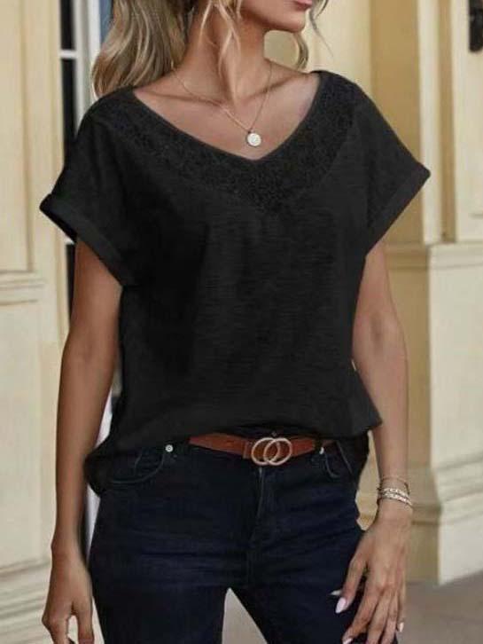 Women Long Sleeve V-neck Graphic Floral Printed Top