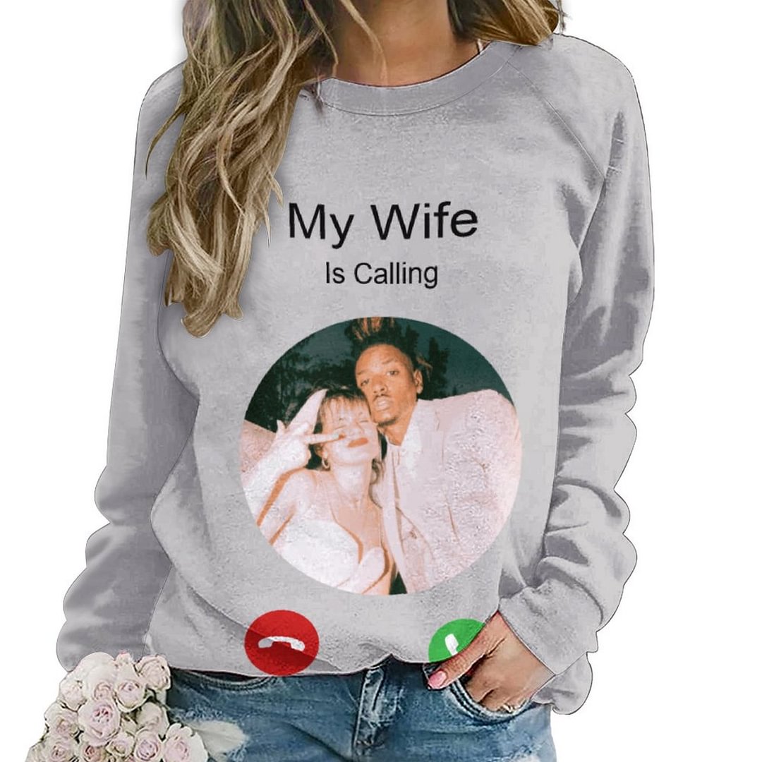 Custom Couple Photo Memorial Sweatshirts