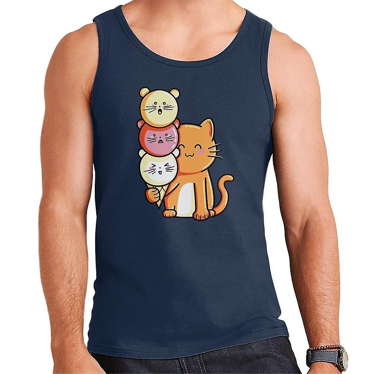 Cat With Micecream Men's Vest