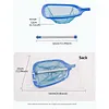 Pool Cleaning Nets Lightweight Swimming Pool Cleaning Net Aluminum Alloy Handle Shallow Water Leaf Nets for Fine Debris in Inground/Above Ground