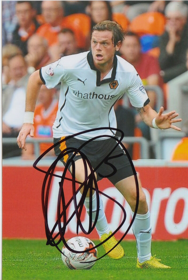 WOLVES HAND SIGNED RICHARD STEARMAN 6X4 Photo Poster painting 1.