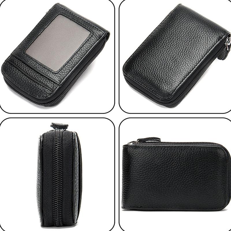 Unisex Creative Organ Card Holder Leather Large-Capacity Wallet