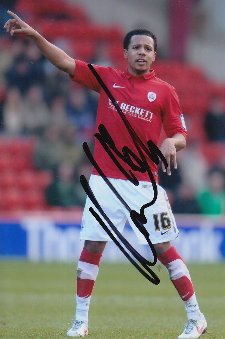 BARNSLEY HAND SIGNED KOREY SMITH 6X4 Photo Poster painting.