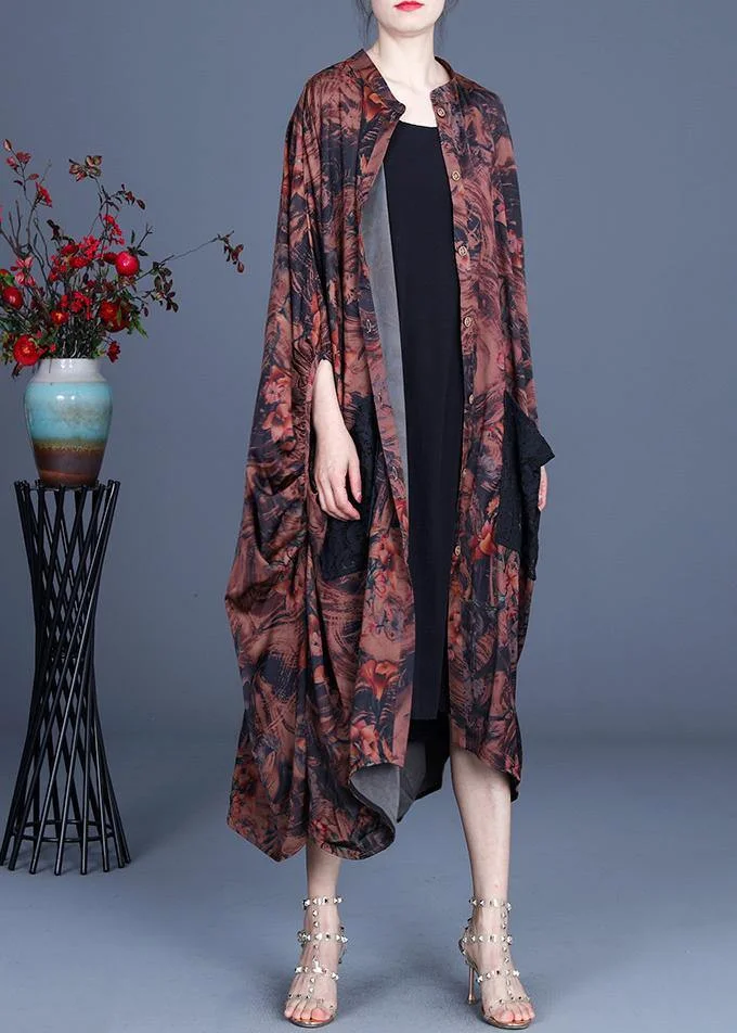 Fashionable Women's Summer Bat Sleeve Large Long Jacket