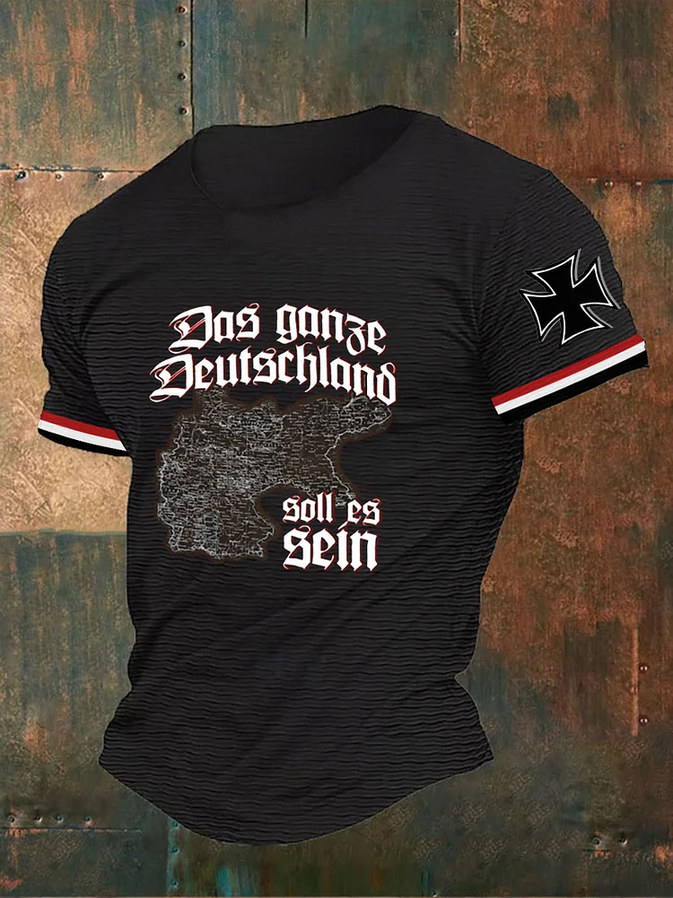 Herren Otto Von Bismarck Das Ganze Deutschland T-Shirt
