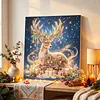DIY Special Shape Diamond Painting Pearl Art With Inner Frame Kit 25x25cm(Christmas Reindeer)