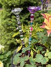 Beaded Fairy Garden Stakes / Home Decor