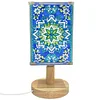 (US Local)DIY Special Shaped Diamond Painting Wooden Stand LED Lamp Night Light Kit Bedside Small Desk Light Home Decoration Lamp