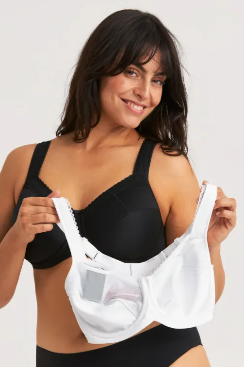 Triumph - (Pachet de 4) Sutien cu buzunare ascunse (Sutien cu armătură)