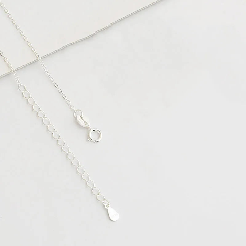 1 Piece 925 Sterling Silver 18K Gold Plated Rose Gold Plated White Gold Plated Cable Chain Thick 1mm 40cm 5.5cm Long