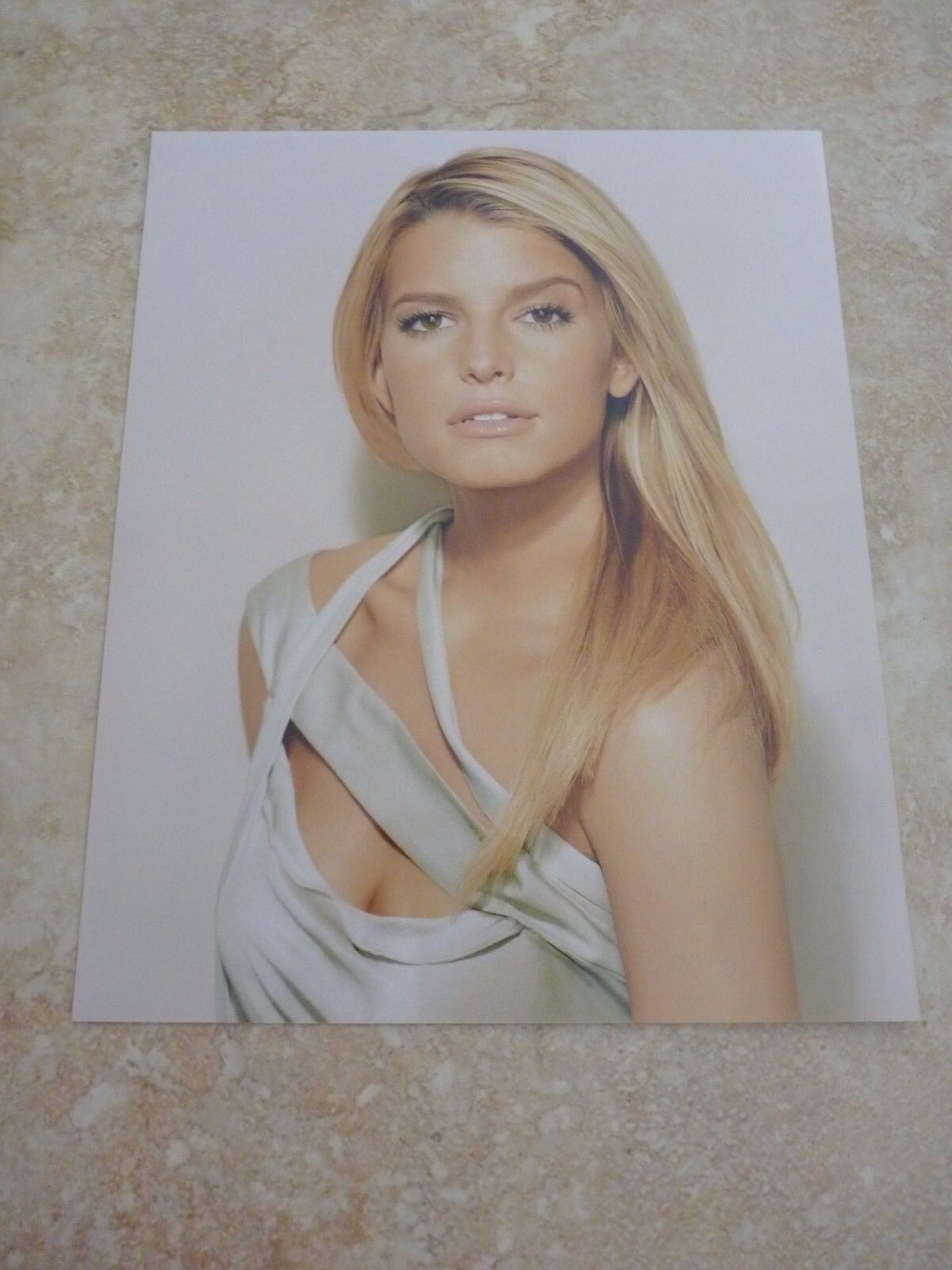 Jessica Simpson Sexy Promo Color 8x10 Photo Poster painting #2