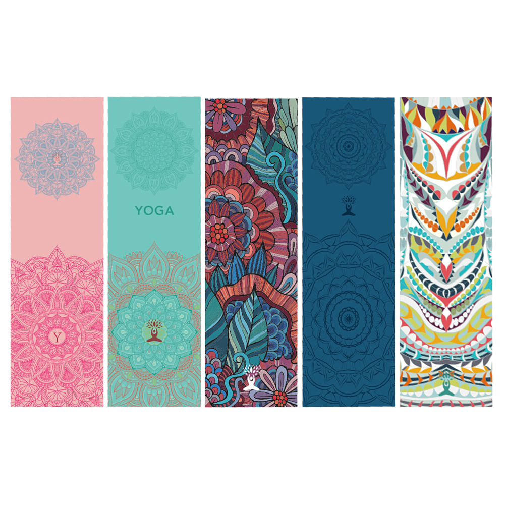 

Portable Double Layer Printed Yoga Towel Quick Drying Pilates Towel Blanket, 501 Original