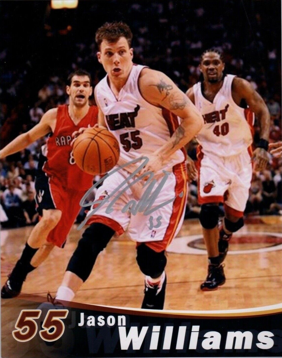 Jason Williams Autographed Signed 8X10 Photo Poster painting Heat REPRINT