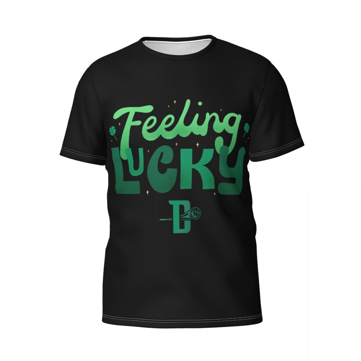 Detroit Pistons Feeling Lucky St. Patrick's Day Short-Sleeve Men's T-Shirt