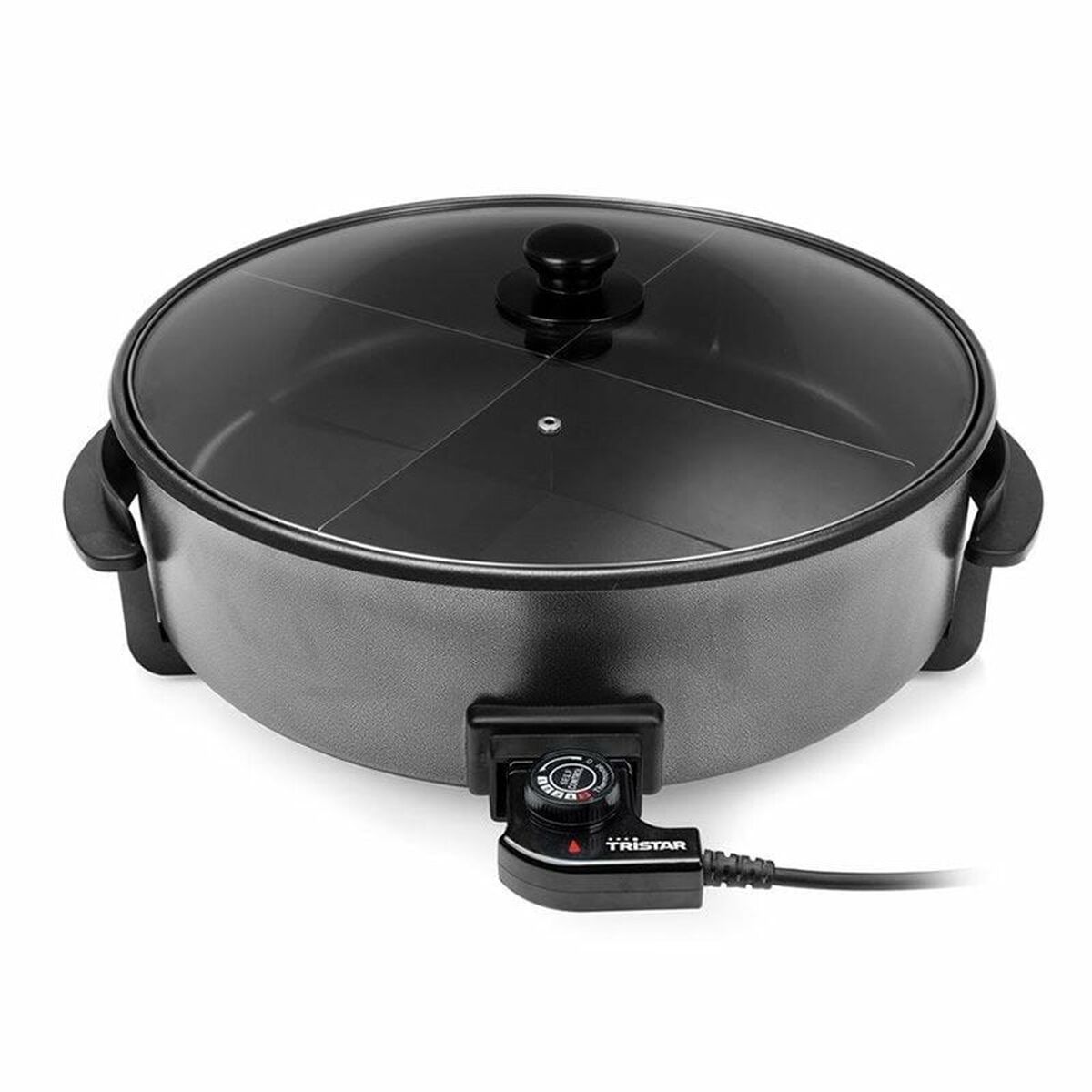 Electric Pan Tristar PZ-9145 1500 W &Oslash; 40 cm Black Metal