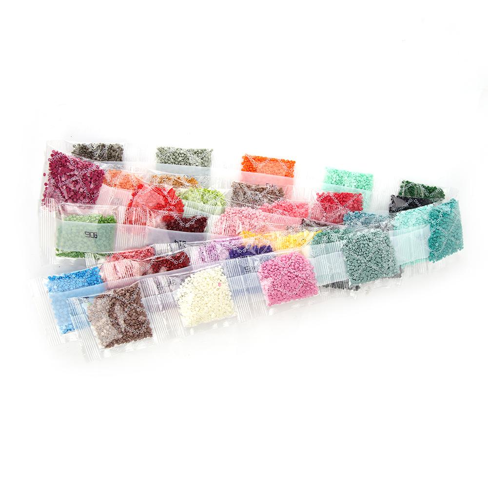 1 Pack 36 Colors Diamond Painting Accessory Beads Durable Embroidery Supply