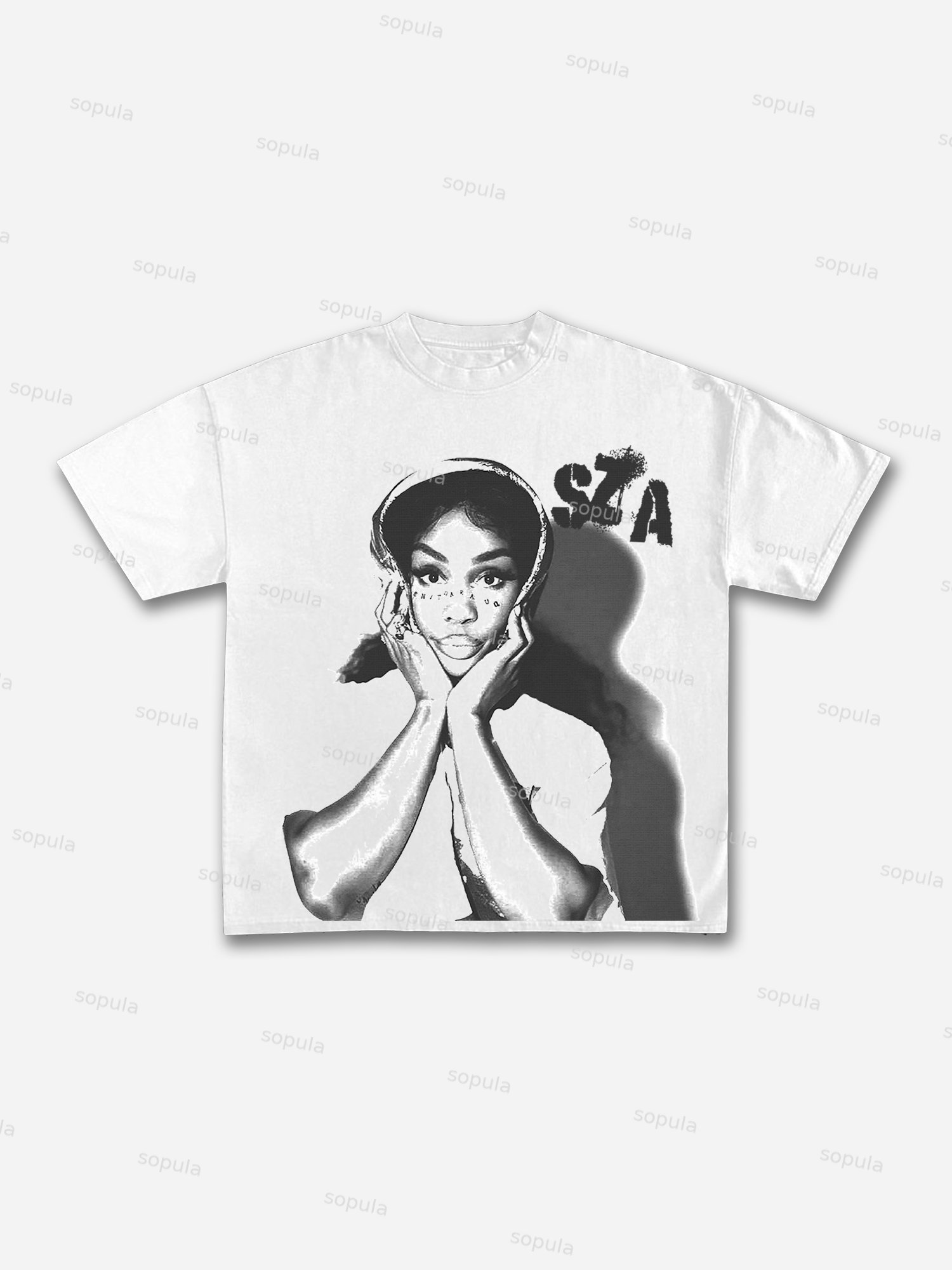 Sza Graphic Print Cotton T-shirt - Sopula｜Premium Graphic Tees & Graphic Clothing