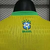 2024 Player Version Brazil Special Edition Jesus Yellow Football Shirt 1:1 Thai Quality