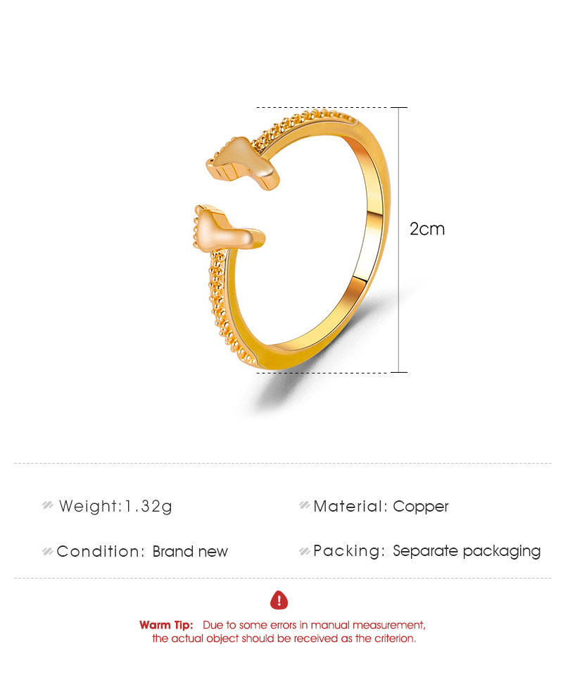 Little Feet Gold-Plated Ring